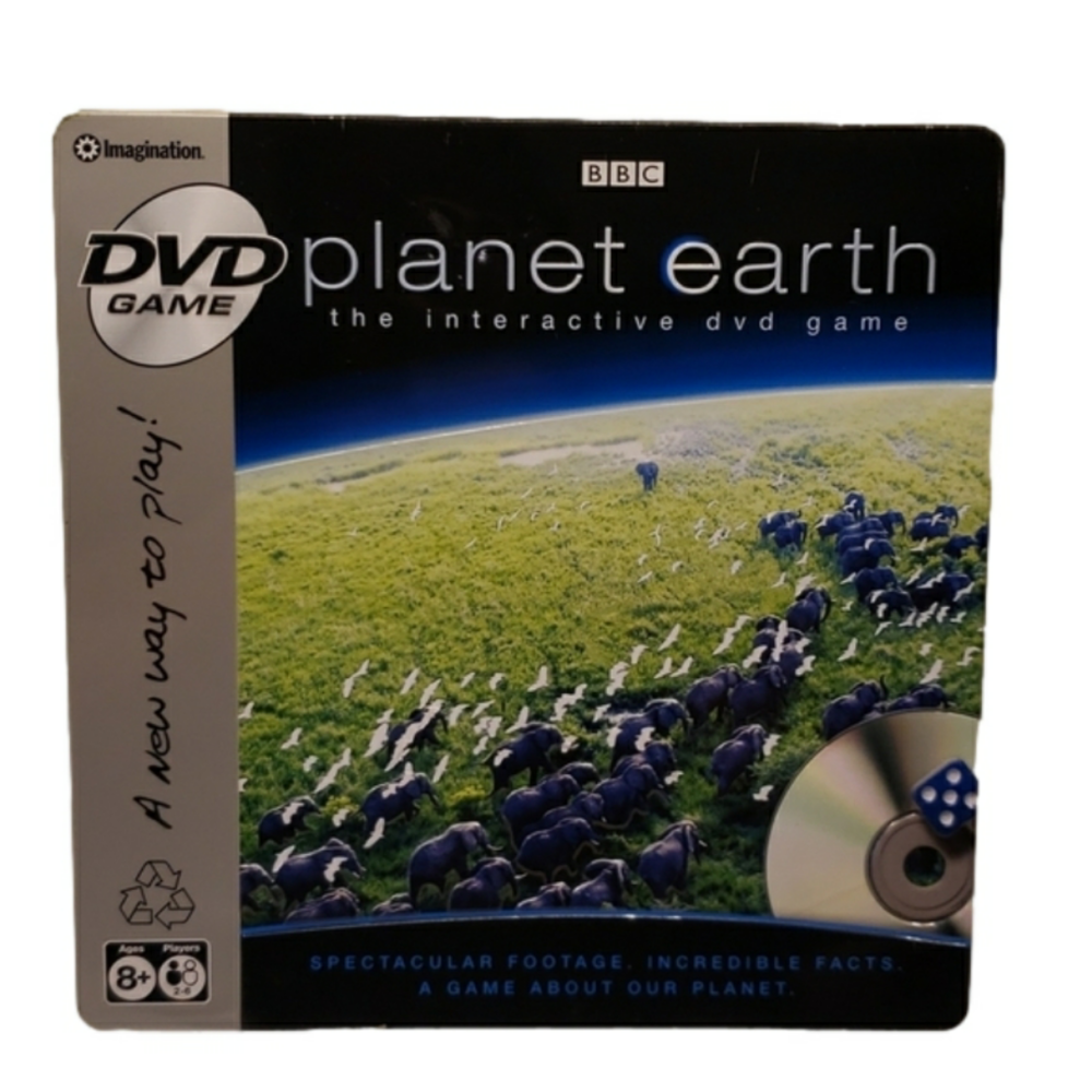 Imagination DVD Game Planet Earth the Interactive DVD Game 9.5" x 9.5" …